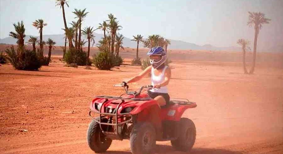 Quad Biking in the Agafay Desert and Palmeraie from Marrakech