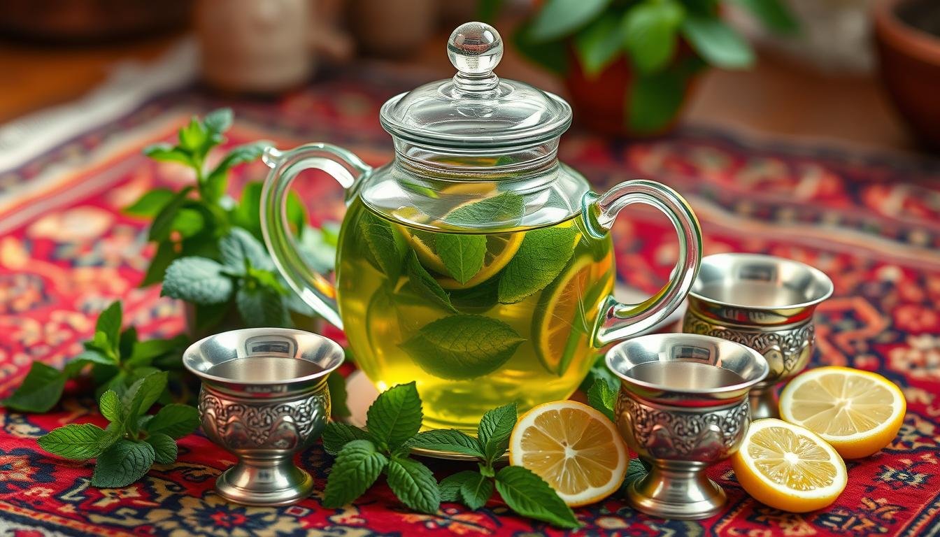 Moroccan mint tea