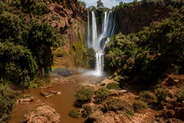 Ouzoud Waterfalls Day Trip cascading through the Atlas Mountains gorge Morocco